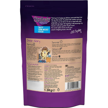 Spikes - Tasty Semi-Moist Hedgehog Food, 1.3kg Pack
